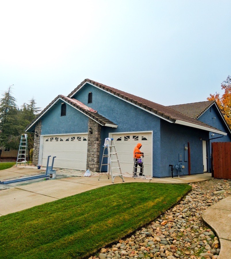 Exterior painting project Husky Pro Painting Redding CA