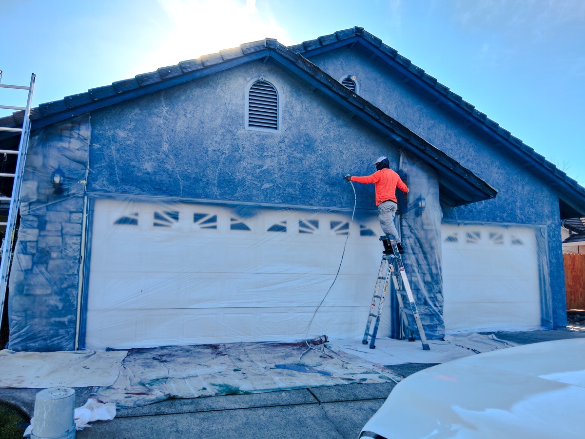 Professional house painting job Shasta County CA