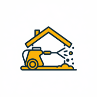 Surface preparation pressure washing icon